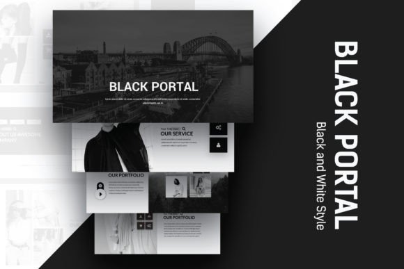 Black Portal Keynote Template: A Designer's Secret Weapon