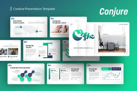 Conjure: A Creative Presentation Template for Impactful Decks
