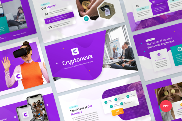 Cryptocurrency PowerPoint Template: A Modern Design Toolkit