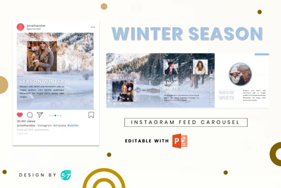 Elevate Your Feed: A Designer's Guide to the Winter Season Instagram Carousel