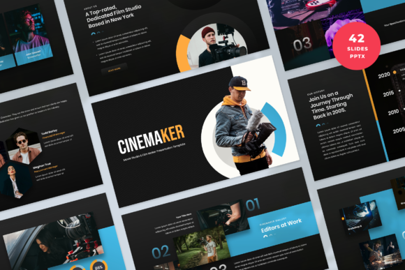 Elevate Your Pitch: Mastering the Movie Studio PowerPoint Template