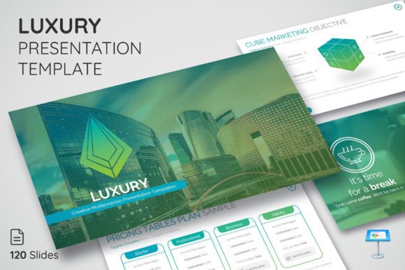 Elevate Your Pitch with the LUXURY Keynote Presentation Template