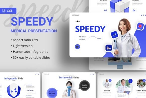 Google Slides - Speedy: A Modern Template for Fast Paced Professionals