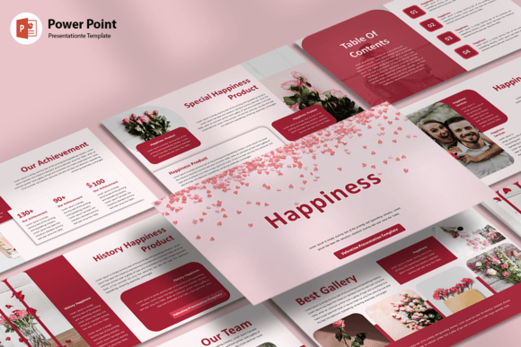 Happiness PowerPoint Template: Design Presentations That Connect