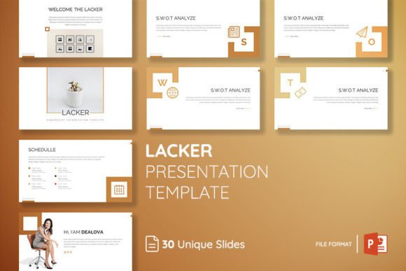 LACKER Powerpoint Presentation Template: Save Time, Save Money, Growth & Success