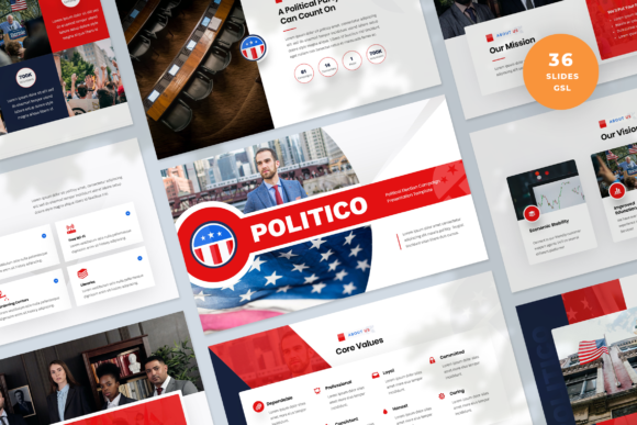 Master Your Message: Political Campaign Google Slides