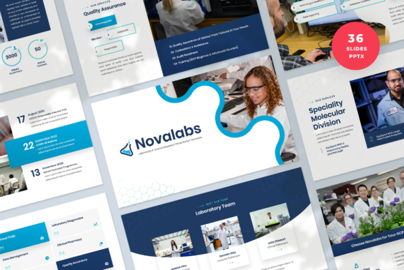 Novalabs: Your Go-To Laboratory PowerPoint Template