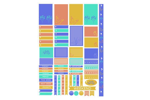 Planner Sticker 38: Your Weekly Spread Solution