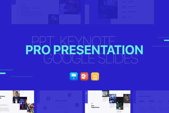 Presentation Template Animated - Pro: Professional Decks in Minutes