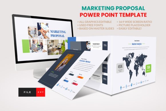Streamline Your Pitch: The Marketing Proposal PowerPoint Template