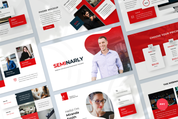 Webinar & Ecourse PowerPoint Template: Your Presentation Ally