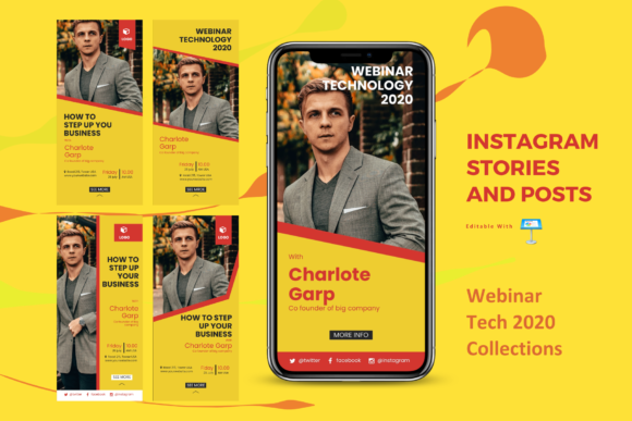 Webinar Event Instagram Stories: A Template for Visual Impact